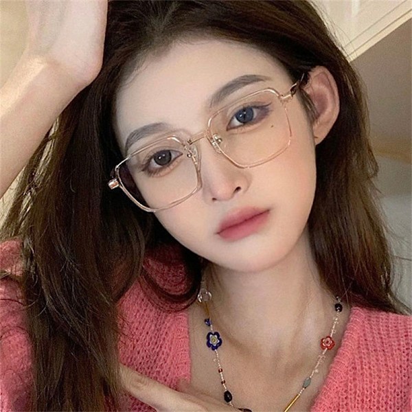 FashionSquare Sinisen Valon Suojaavat Lasit, Erittäin Kevyet Silmien Suojaus Translucent pink