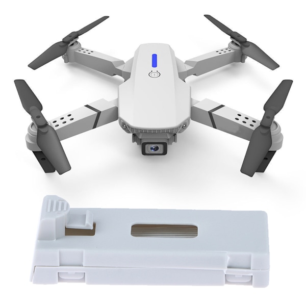 Drone Batteri Tilbehør For E88 E88 PRO Mini Drone Batteri Spar White onesize