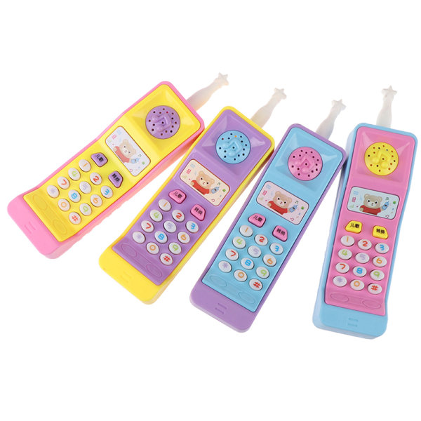 1kpl lasten matkapuhelinlelu, oppimislelu muovinen sähköelektroni Ramdon Color one size