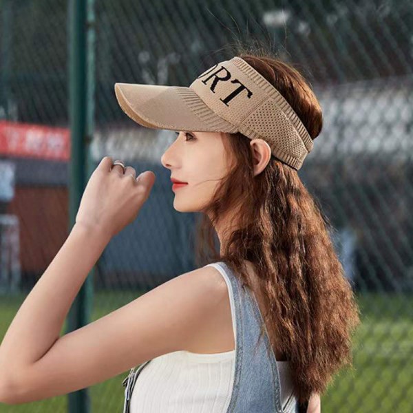 Mode veck Design Kvinnor Tom Top Hat Sommar Enfärgad Lar Gray one size