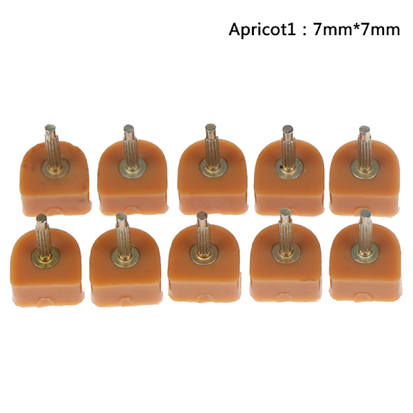 20st Högklackade skoreparationstips Kranar Stiftar Stiftlyftar Byt ut Apricot 7mm*7mm