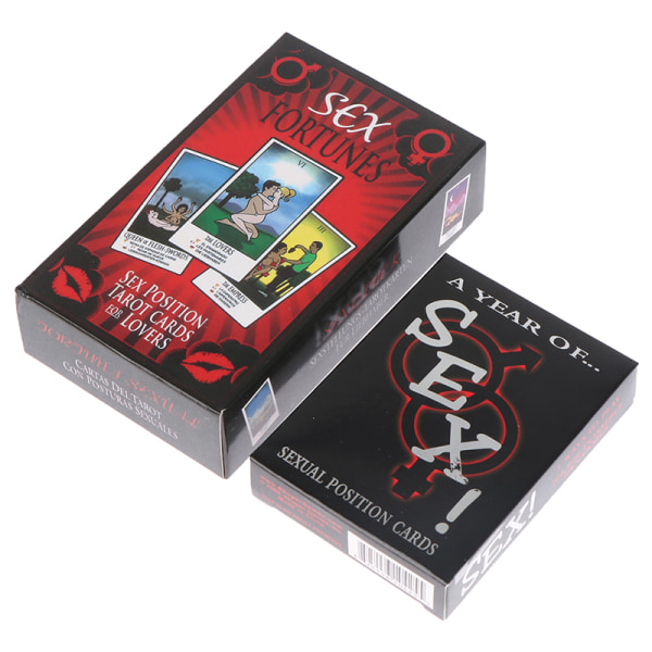 1 Box Tarot-kortit ystäville Seksitarot-pakat Pariskunnat Hauska kortti Ga Multicolor A