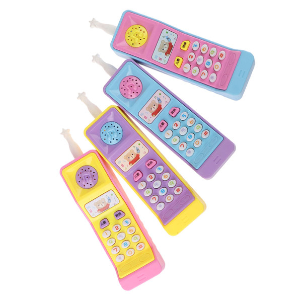 1kpl lasten matkapuhelinlelu, oppimislelu muovinen sähköelektroni Ramdon Color one size