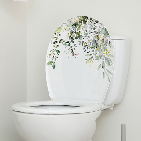 Vihreät lehdet Seinätarra Kylpyhuone WC-sisustus Olohuone Ca Green one size