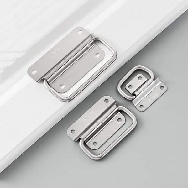 Cabinet Flight Case Solid Furniture Hardware Folding Handle For Silver A2