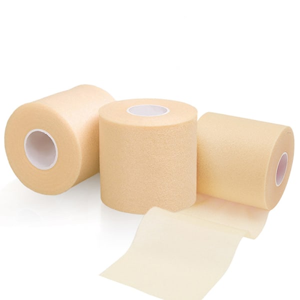 Sport Foam Wrap Mjuk Underwrap Sport Physio Tape Bandage Body Yellow One Size