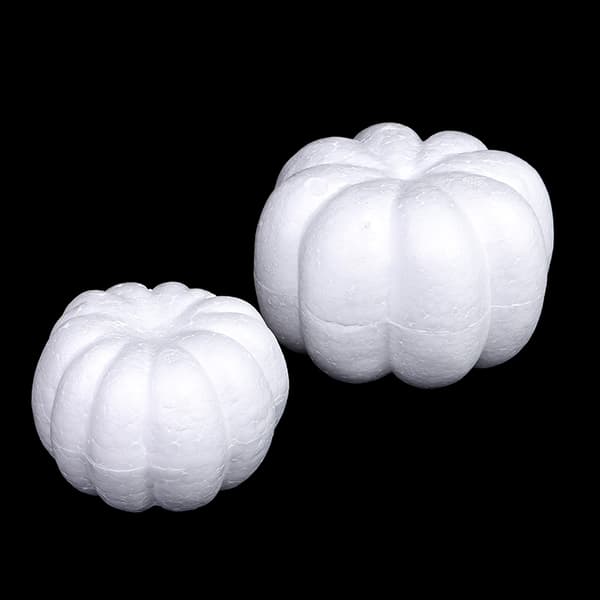 Skum Pumpa Vit Blank Halloween Jul Simulering Pumpa 13cm