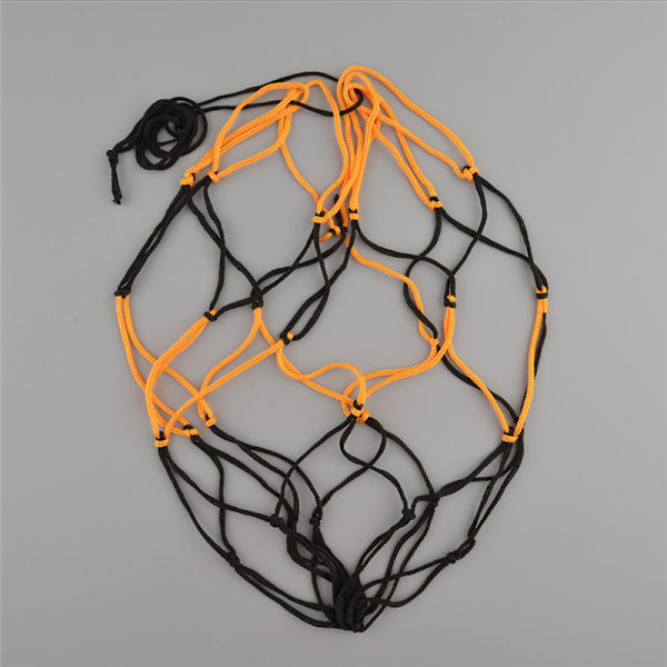 Fodbold Træning Bold Sparkende Net Nylon Strenge Udstyr Fodbold Orange Black One Size