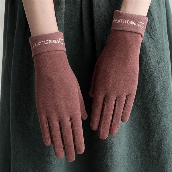 Varma vinterhandskar för kvinnor. Vindtäta cykelhandskar Therml Touc Dark Pink one size