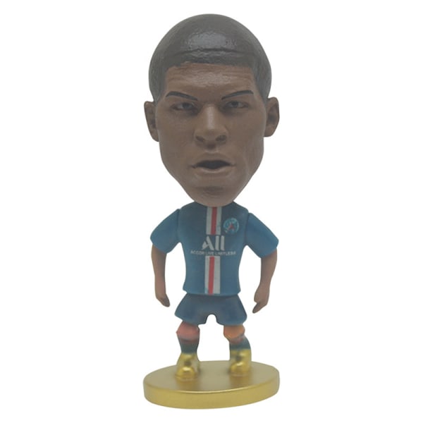 Soccer Star Figure Mini Fotballspiller Bil Ornamenter Collectio 4 4