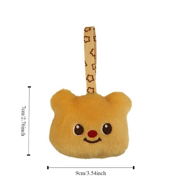 Mjuk Butter Bear Plysch Väska Hänge Ny e Cartoon Pip Bear A onesize