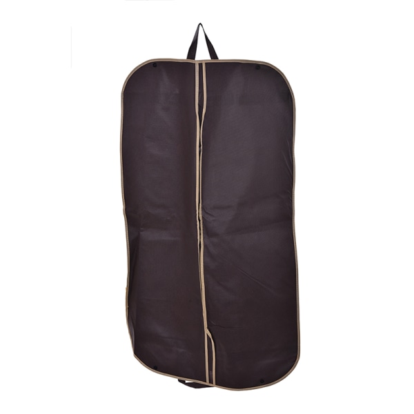 1X Suit Kjole Frakke Beklædningsgenstand Opbevaring Rejsebæretaske Cover Han coffee one size