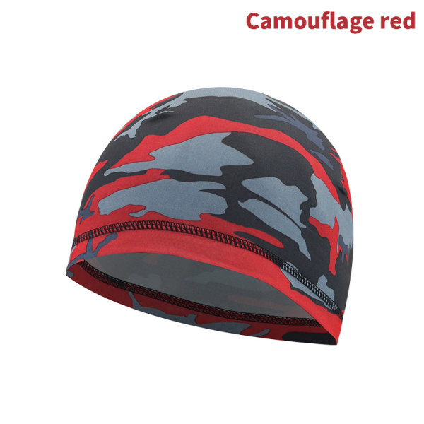 Ridning small cap sommar vindtät cap utomhussporter så camouflage red One Size
