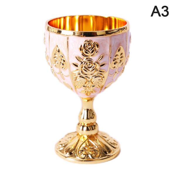 30ML Retro Creative Small Beverage Wine Cup Gold European Style Multicolor A3