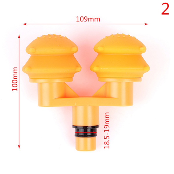 Universal Fascia Massagehoved Massager Udskiftning af hovedkrop 2