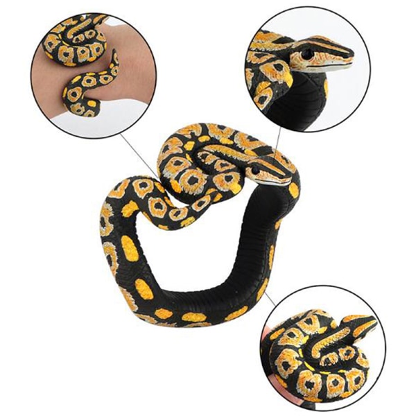Knepig Rolig Parodi Simulering Snake Toy Snake Armband Nyhet A4 one size