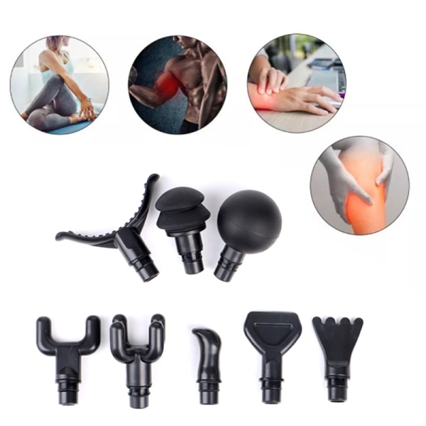 Universal Fascia Massagehuvud Body Relaxation Massager Byt ut 7
