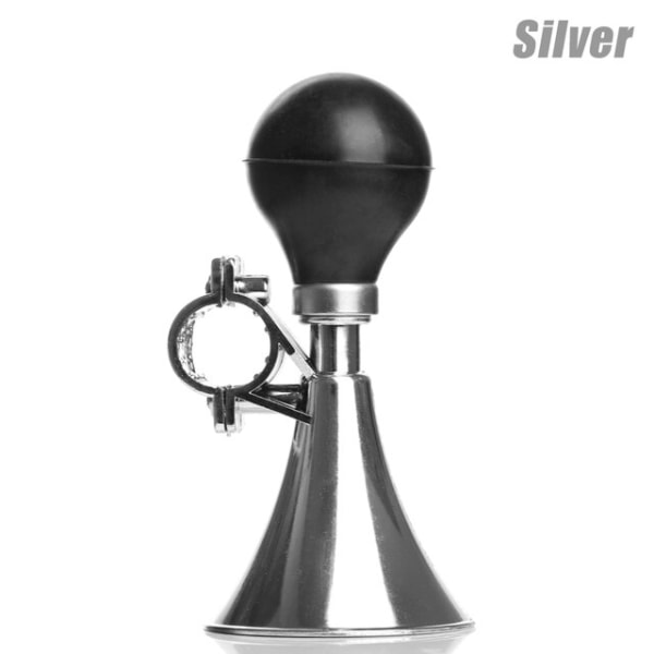1 stk Sykkel Air Horn Safety Road Sykkel Barn Sykkel Styre Silver one size