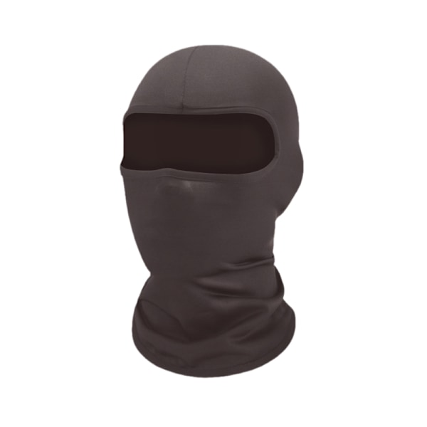 Sommar Andningsbar Cykelmössa Anti-UV Balaclava Män Full Face M Coffee