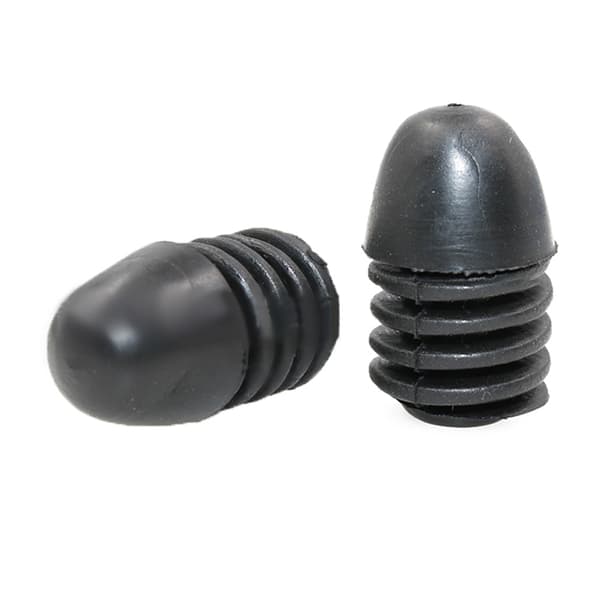 2 stk. Bilgummi kofanger motorhjelm hætte stop buffer bagklap Cus Black