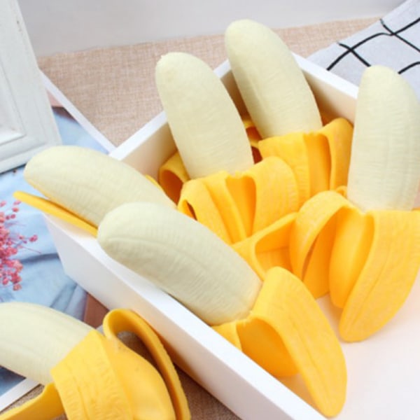 Banan Toys Antistress Toy Venting Skämt Roliga Leksaker Yellow One size