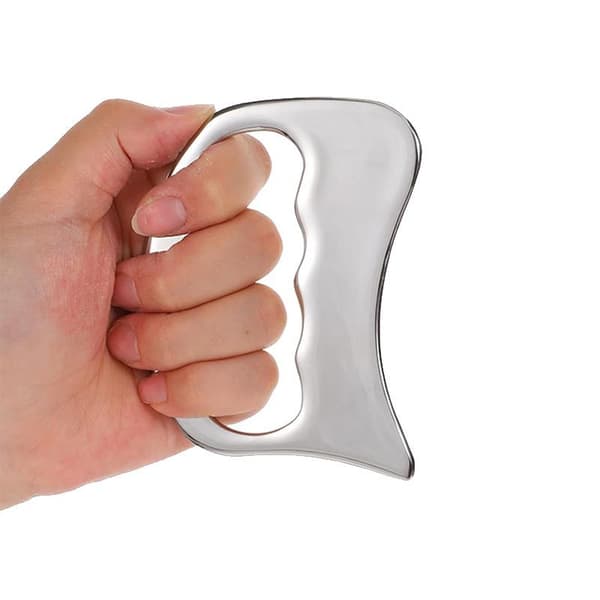 Gua Sha massageværktøj i rustfrit stål Ergonomisk skrabe massage A2