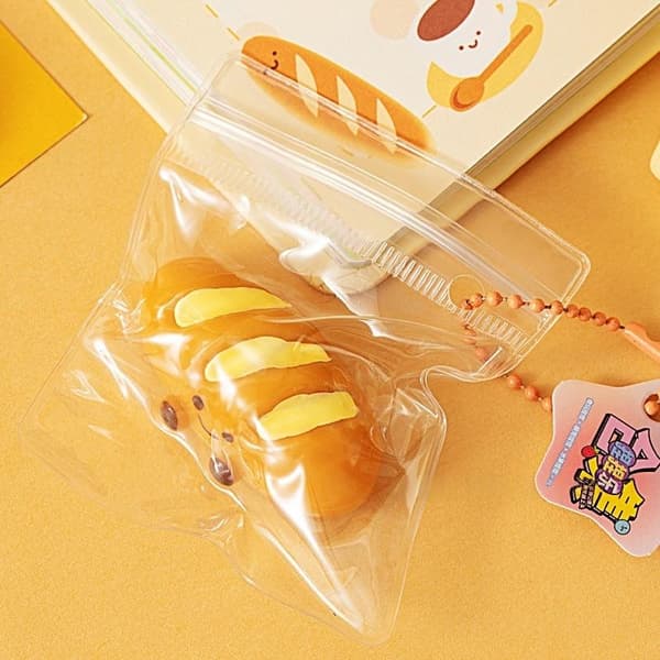 5 st Mini Mochi Leksaker Bröd Dumpling Leksaker Nyckelring one size