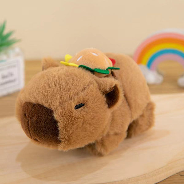 Söt Kapibara Djur Slap Snap Wrap Armband Plush A