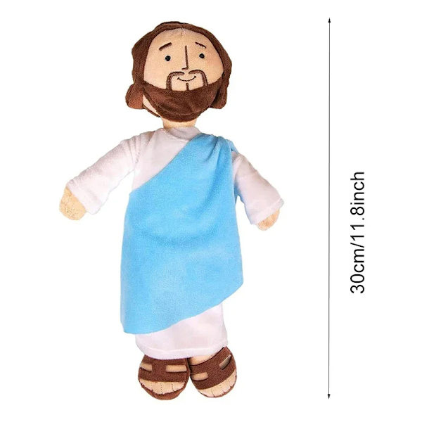 Min Ven Jesus Plyslegetøj Fyldt Dukke Klassisk Kristent Religiøst A7