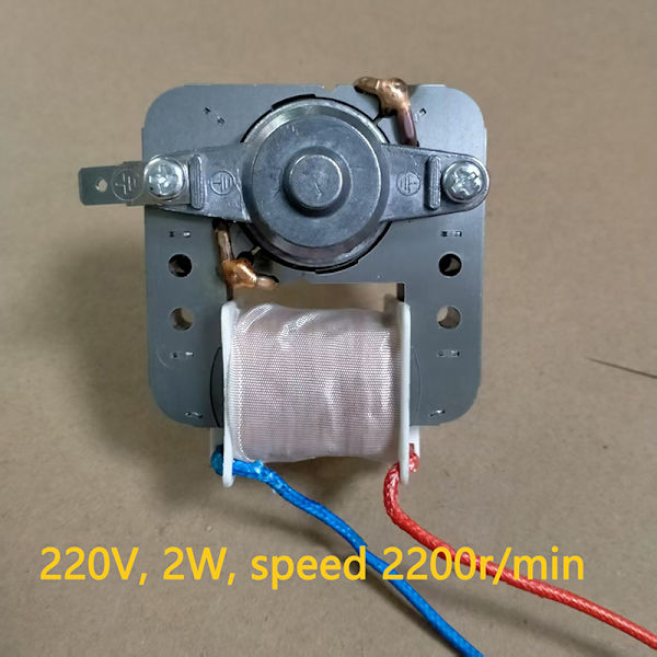 Air Fryer Fläktmotor Lång Axel 4.4cm Motor 220V Skydd Pol Asyn One Size