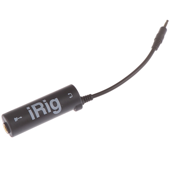 1Pc Guitar Interface I-Rig Converter Ersättningsgitarr för Pho Black one size
