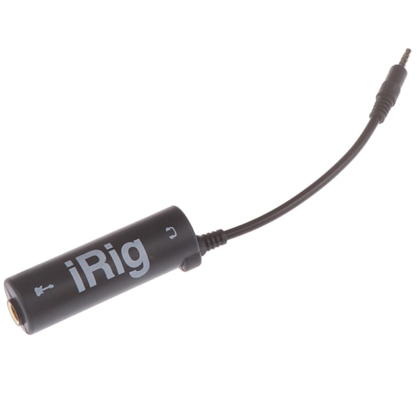 1Pc Guitar Interface I-Rig Converter Erstatningsguitar til Pho Black one size