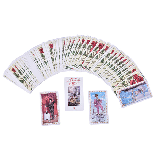 Romantiske tarotkort Borddekk Brettspill Party Spillekort G Multicolor one size