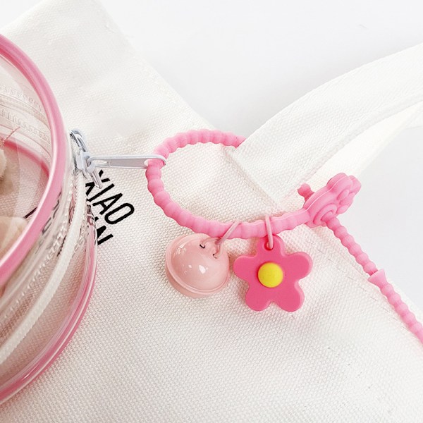 1 stk Transparent PVC Beskyttende Veske Nøkkelring Bag Oppbevaringsveske A8