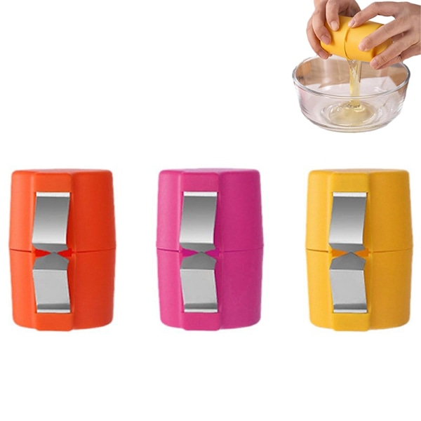 3 stk. Eggeskallåpner Pisk Egg Skall Separator Husholdning Kitch 3PCS