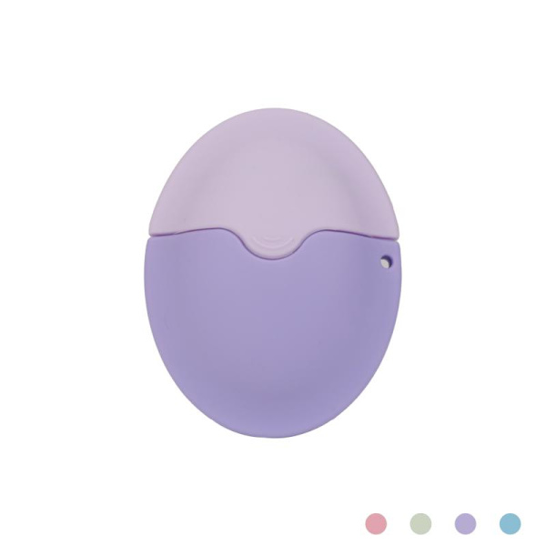 Oval Solkräm Roller Applikator Silikon Roll On Svamp Applikator Purple