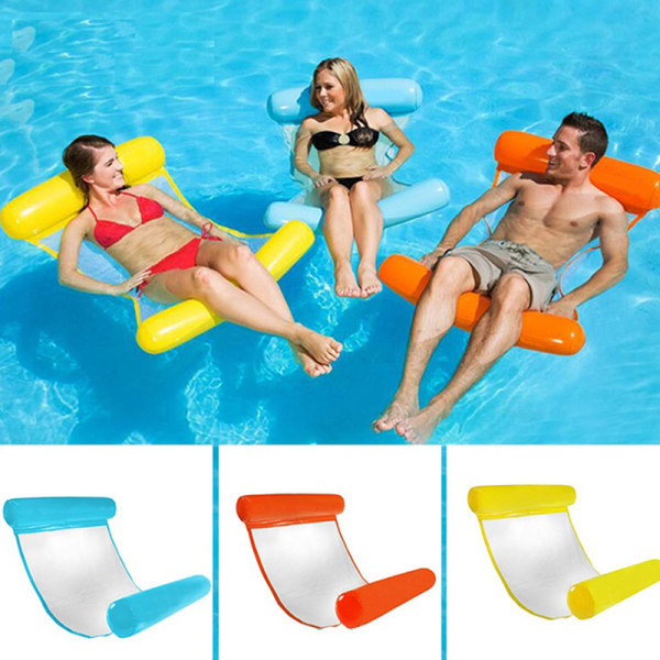 Flydende pool Vandhængekøje Float Lounger Flydende oppustelig P Random Colr onesize