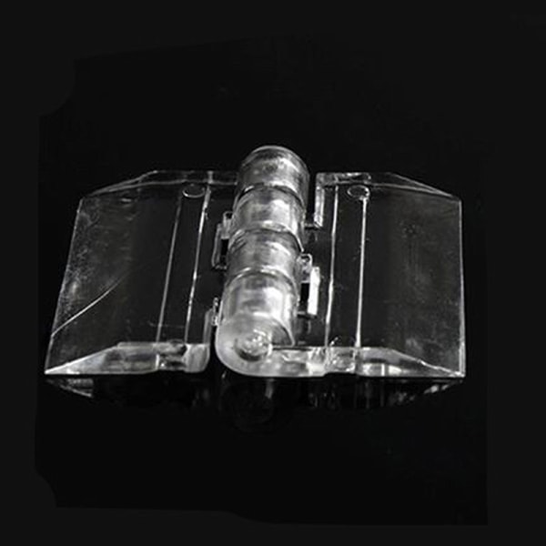 10 kpl Kestävä kirkas akryyli taitettavat saranat läpinäkyvä pleksilasi Transparent 45*38mm