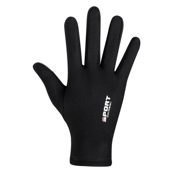 Menn Vinter Vanntette Sykkelhansker Sport Løpe Motorsykkel Black Thin  Medium