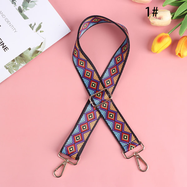 140CM Väska Handtag Väska Rem Avtagbar DIY Handväska Tillbehör Kr Multicolor 1#