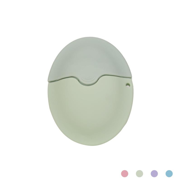 Oval Solkräm Roller Applikator Silikon Roll On Svamp Applikator Green
