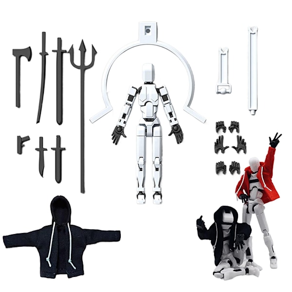 Hoodie Dummy13 Magnetisk Actionfigur Set Dummy 13 Actionfigur A2