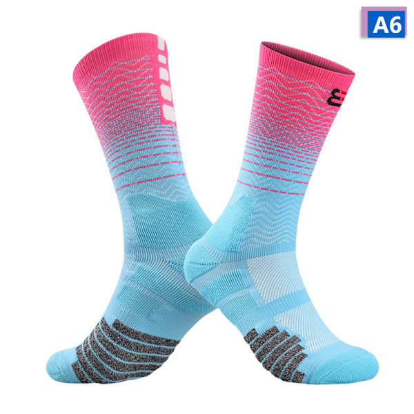 Skridsikre fodboldsokker Mænd Kvinder Skridsikker fodbold Basketball T color A6