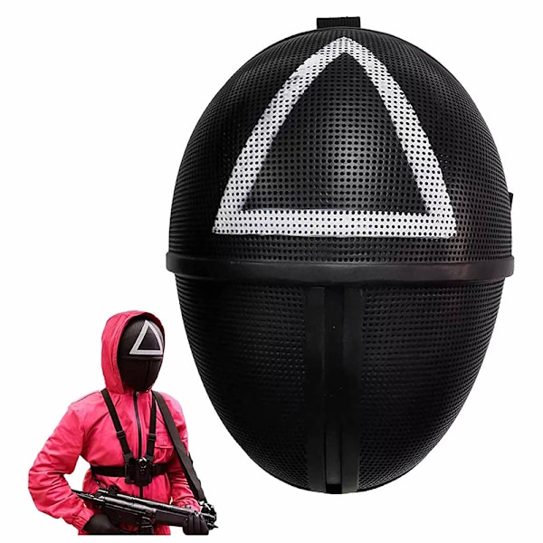 Calamari Game Cosplay-naamio rekvisiitat Neliö Ympyrä Kolmio Kuvio Triangle