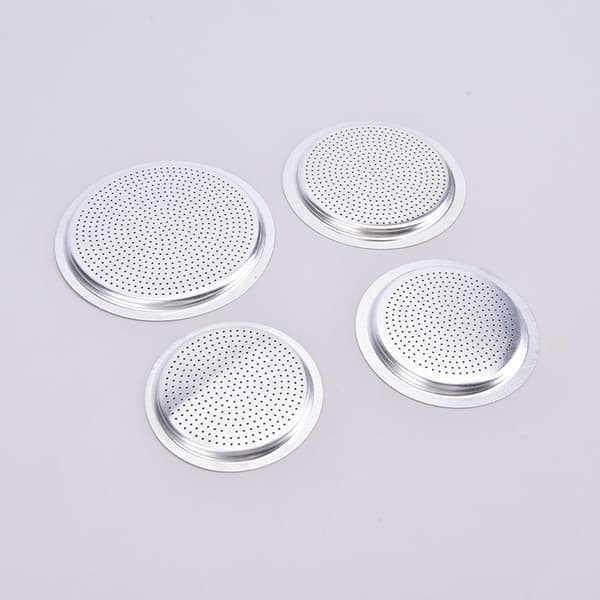 Pakning i rustfrit stål, filterplade og silikonegelring udskiftning 6CUP