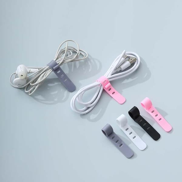 20 stk. silikone kabelopruller-organizer til opladerledninger 20pcs