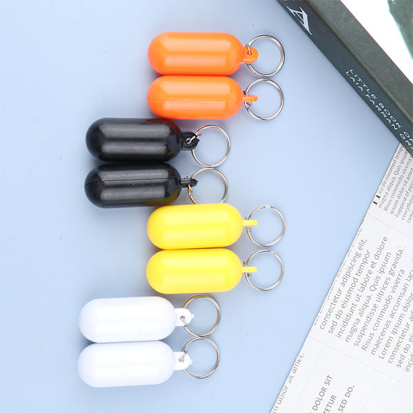 2 Stk Båd Kajak Flydende Nøglering Flydende Nøglering Float Keychai Orange onesize