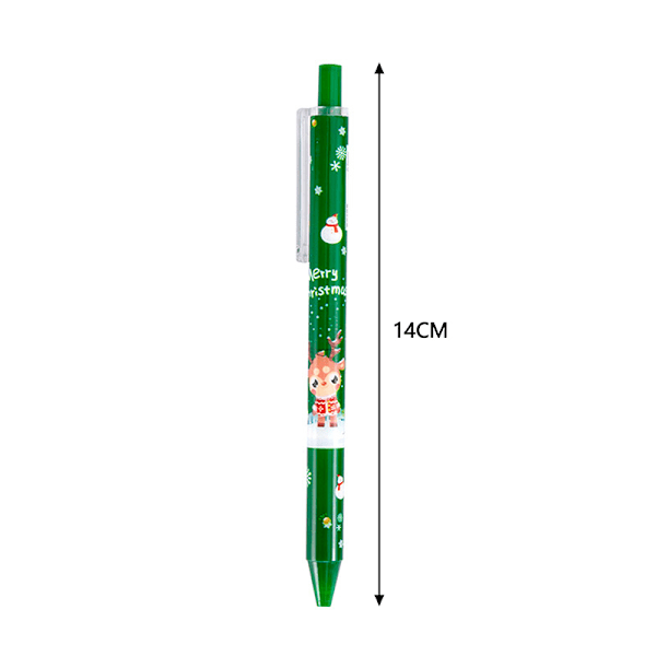 12 stk Barnas Tegneserie Jul Serie Trykk 0,5 mm Gel Penner one size