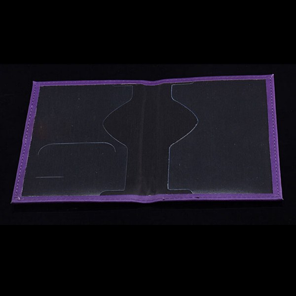 Naiset Miesten passipidike Keinonahkainen matkapassin cover Ca LightBLue one size