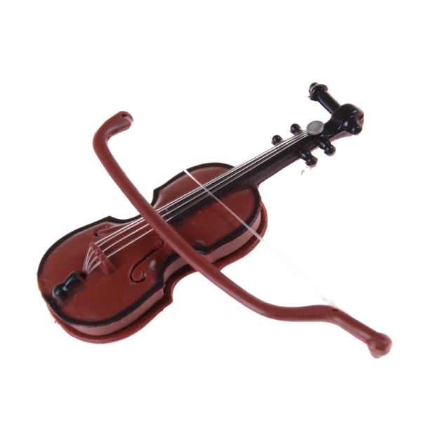 1:12 Dukkehus Miniature Violin Musical Instruments Collection 0 0